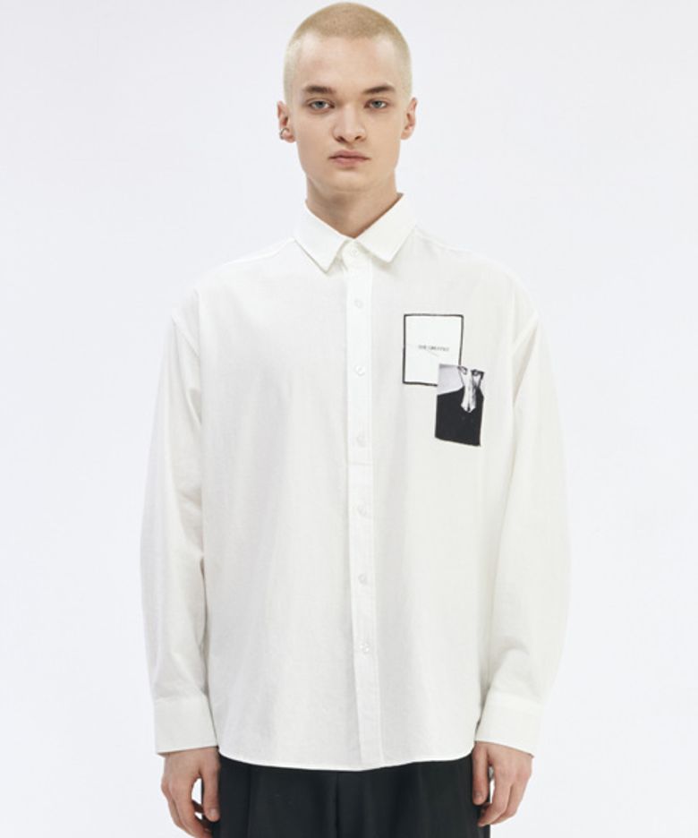 Patch White Shirt