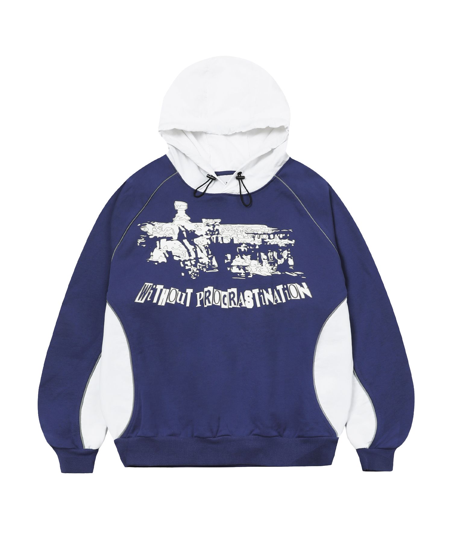 トップスその他 XTONZ XTT054 Sanford color combination nylon hoodie NAVY xtt MUSINSA | XTONZ XTT054 Sanford color combination nylon