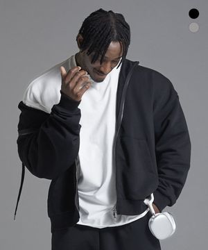 투웨이 헤비코튼 후드집업