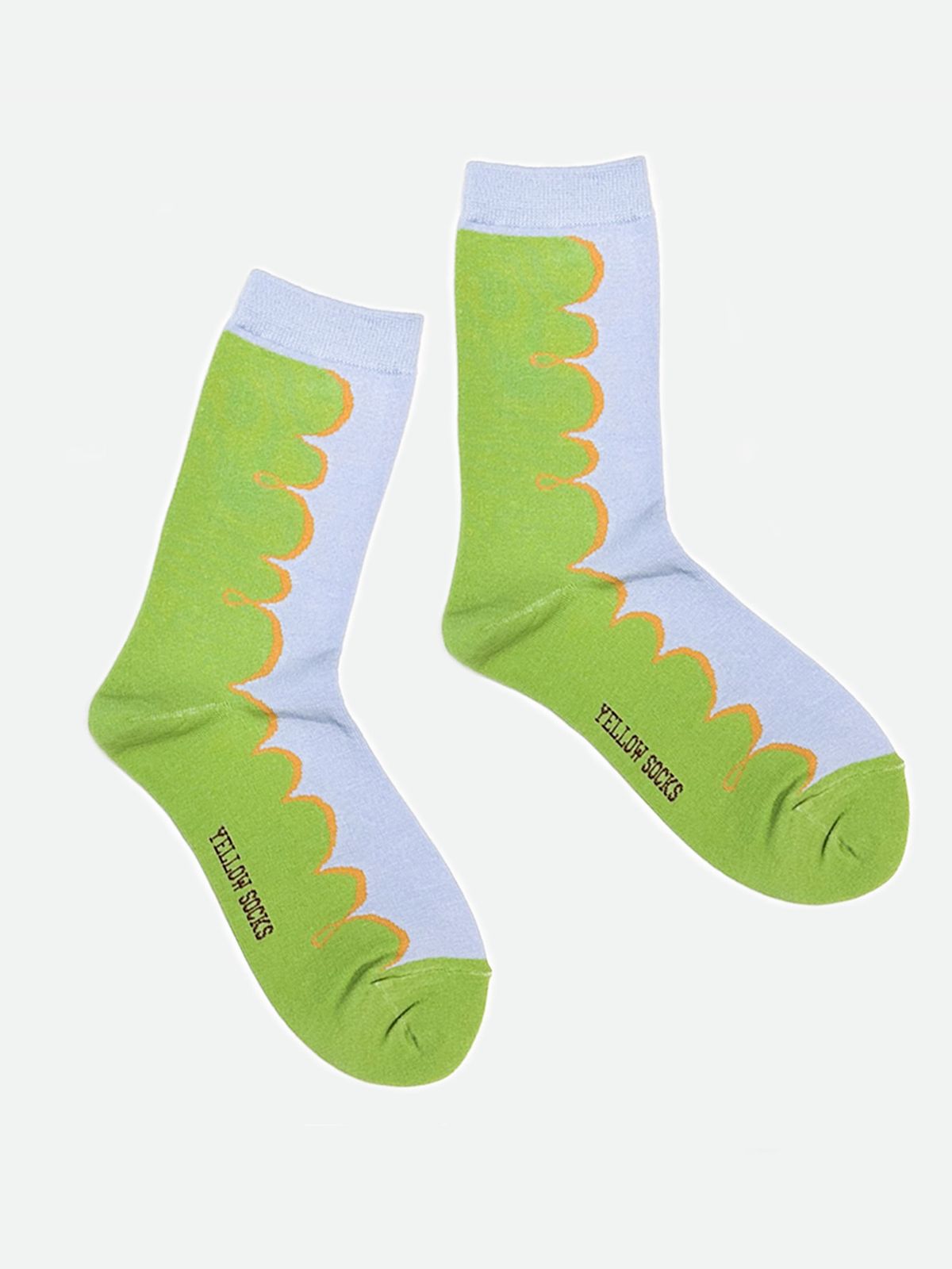 옐로우삭스(YELLOWSOCKS) 리본쏭 그린블루