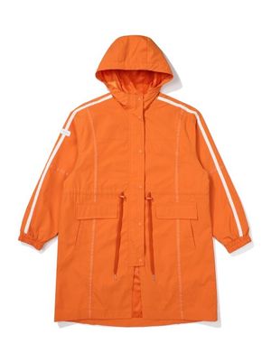 우먼스 세미오버핏 후드자켓 오렌지