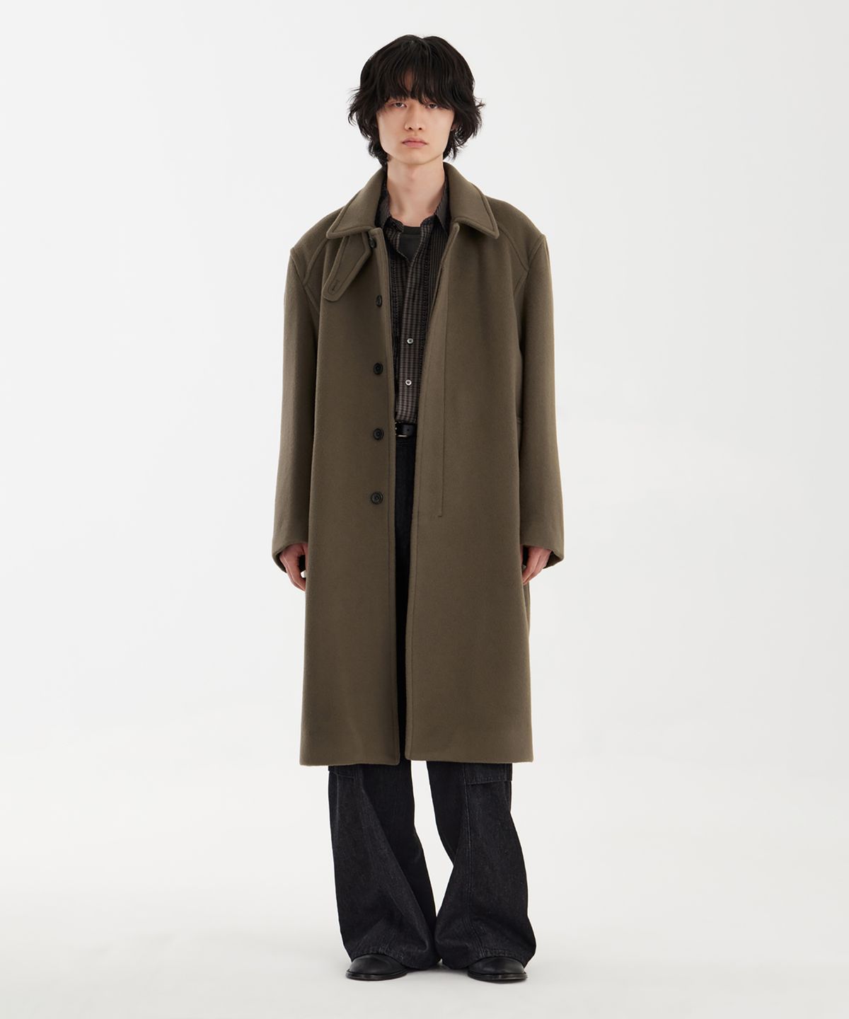 유스(YOUTH) Mac Coat - Khaki Brown
