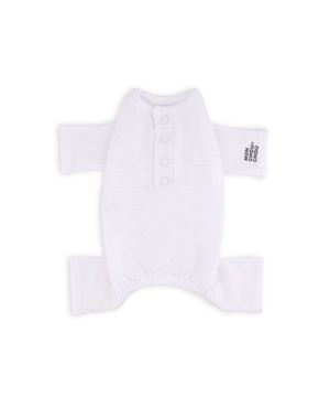 Basic Logo Jumpsuit White