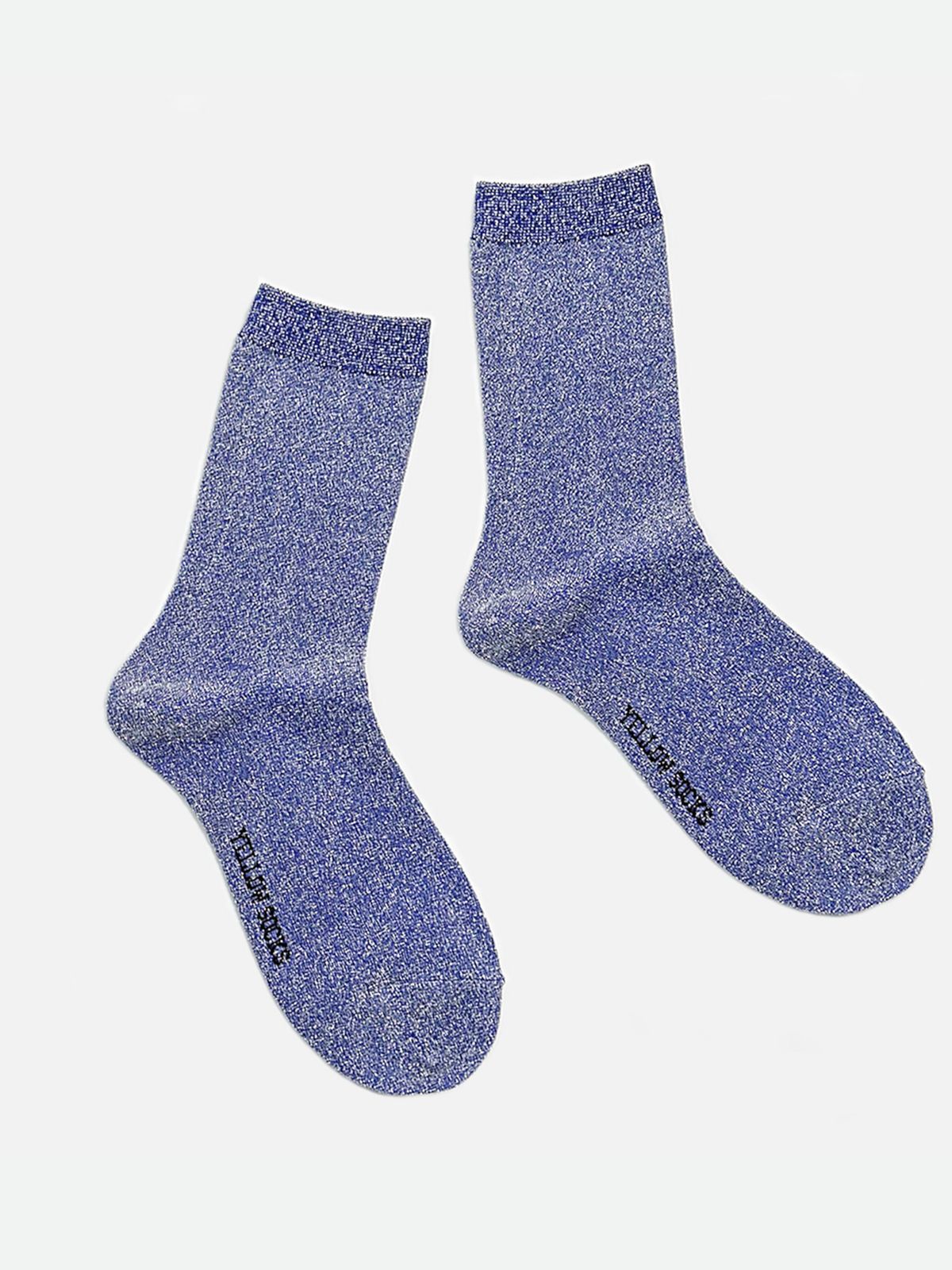 옐로우삭스(YELLOWSOCKS) 글리터 삭스 실버 블루