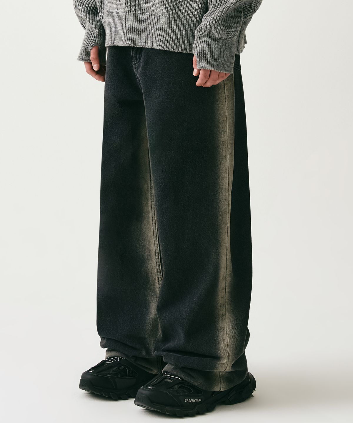 어반드레스(AVANDRESS) Side-line Wide Pants GREY