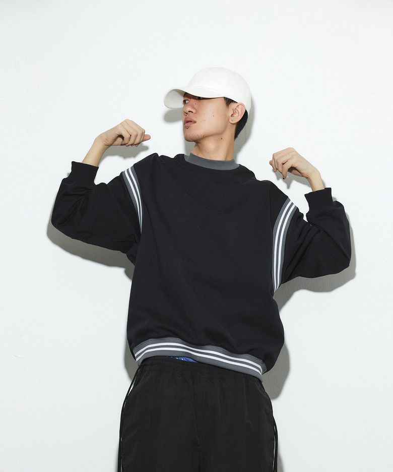 COBBLESTONE RIB MTM T14- BLACK