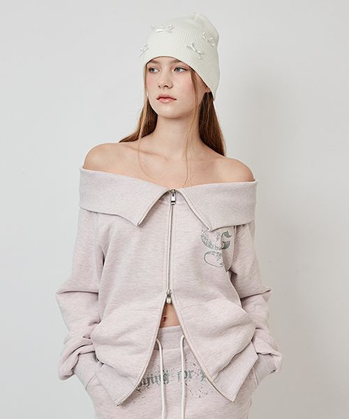 トップス celon off shoulder sweat off shoulder sweat – célon