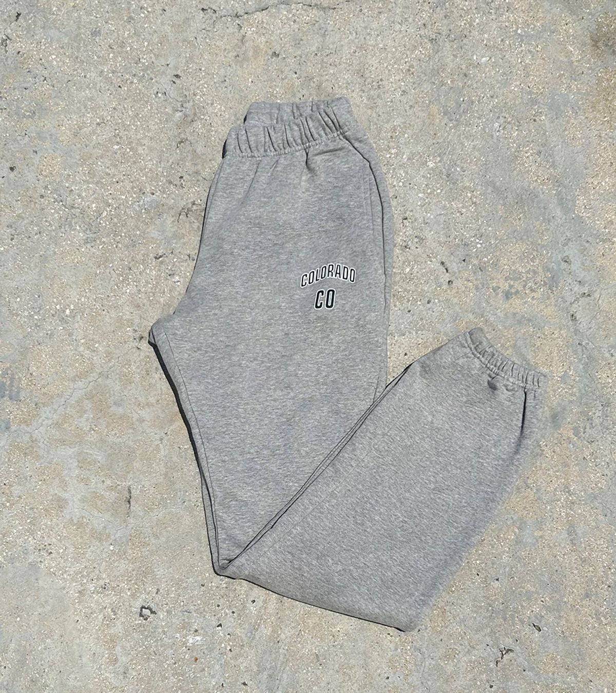 스텝온리(STAFFONLY) CO SWEATPANTS (MELANGE GREY)