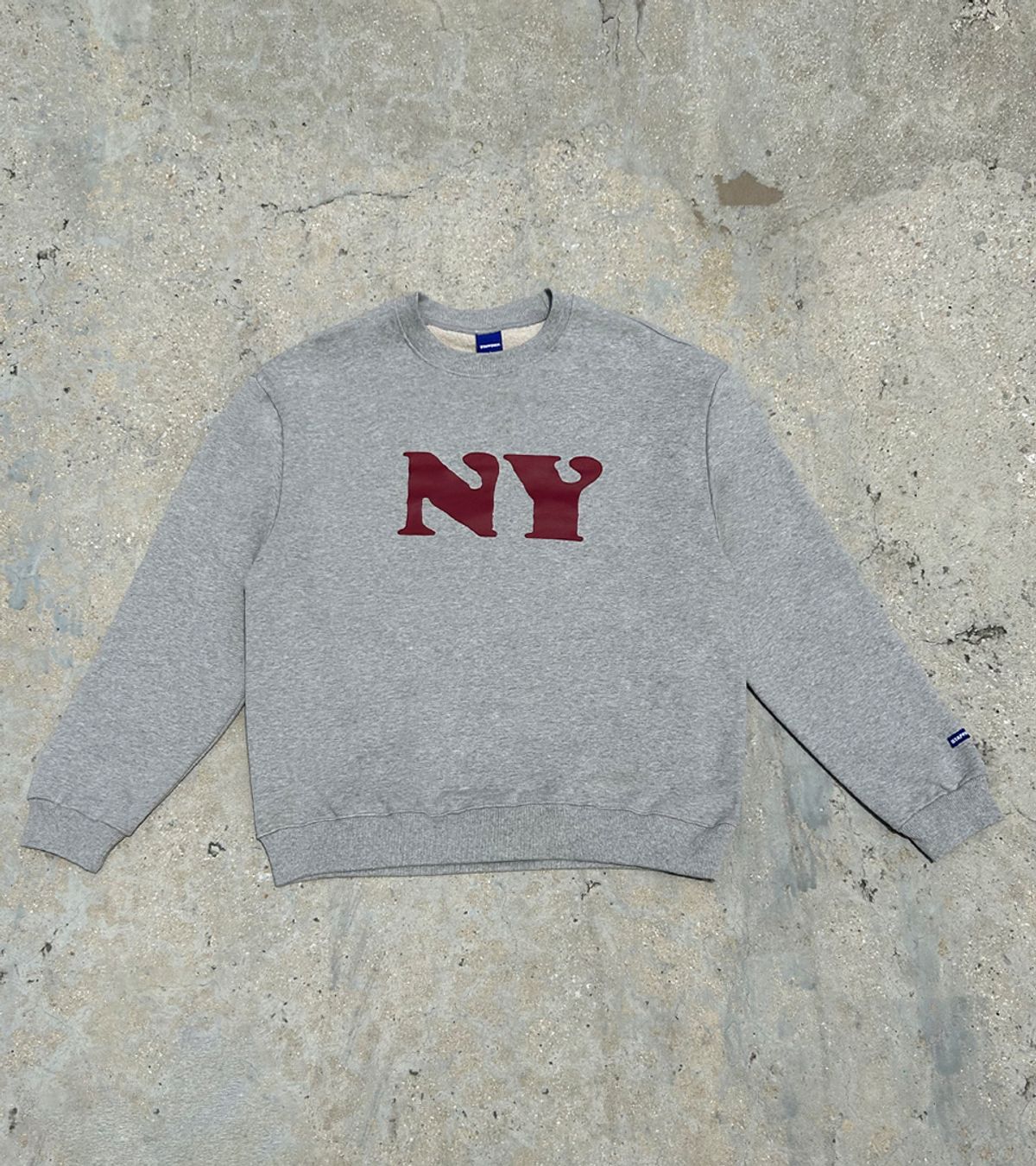 스텝온리(STAFFONLY) NY SWEATSHIRTS (MELANGE GREY)