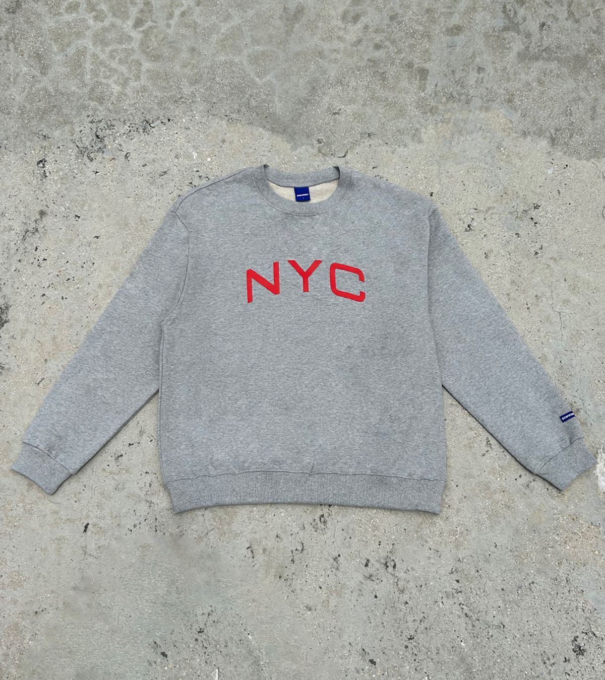 스텝온리(STAFFONLY) NYC SWEATSHIRTS (MELANGE GREY)