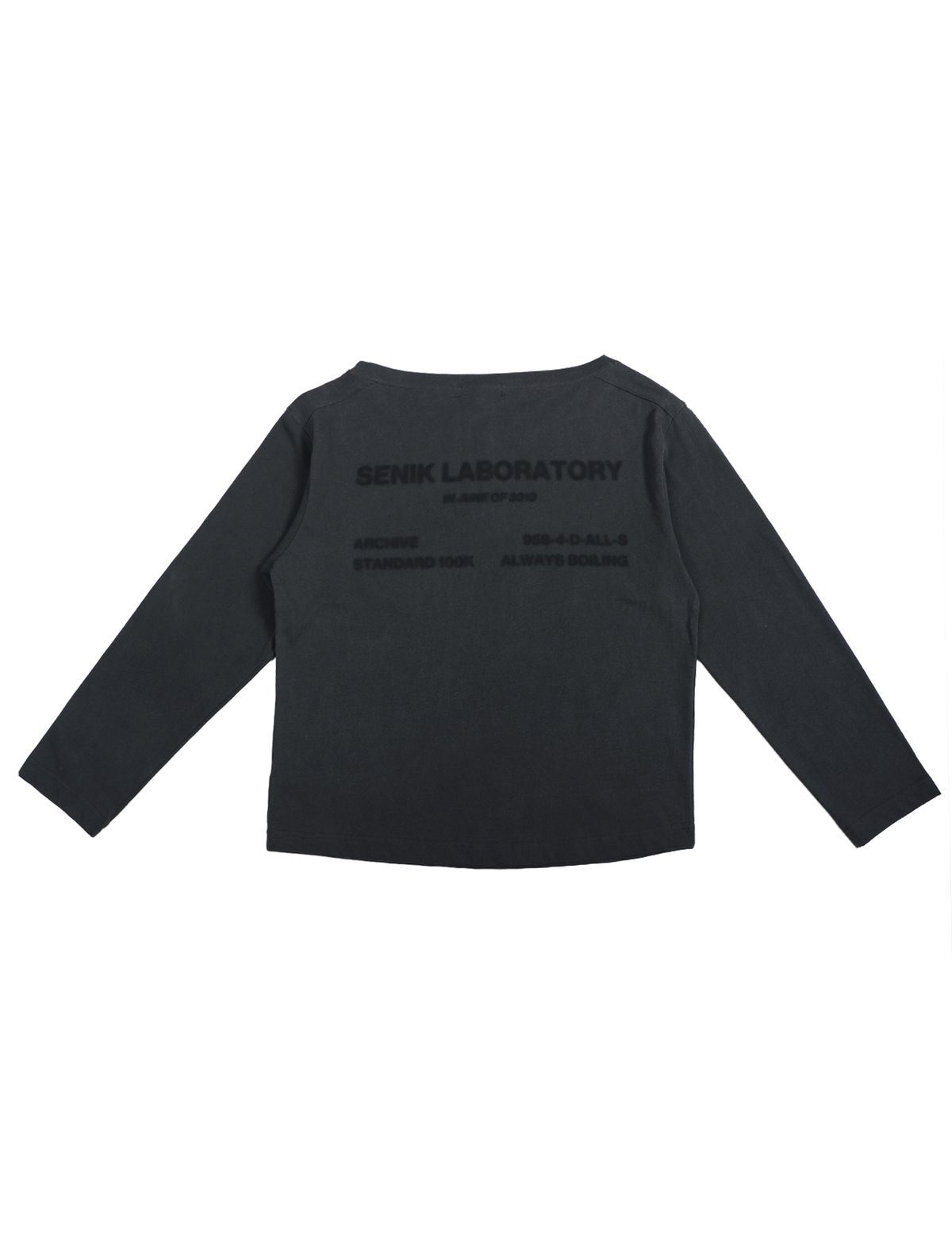 세니크(SENIK) Champs string long sleeve - Charcoal