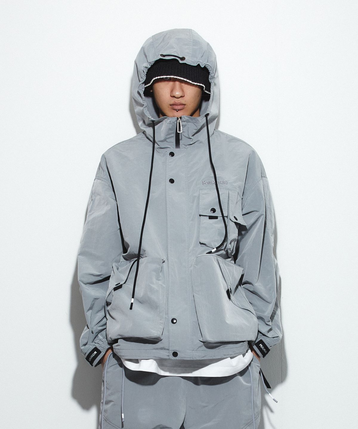 밀리밀리언(MILLIMILLION) MUDSTONE URBAN TECH JACKET J01-GREY