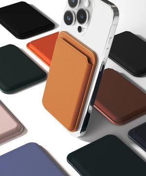 맥세이프 카드지갑 M-비카 비건 레더 핸드폰 카드 수납 지갑케이스 아이폰 갤럭시 전기종 호환