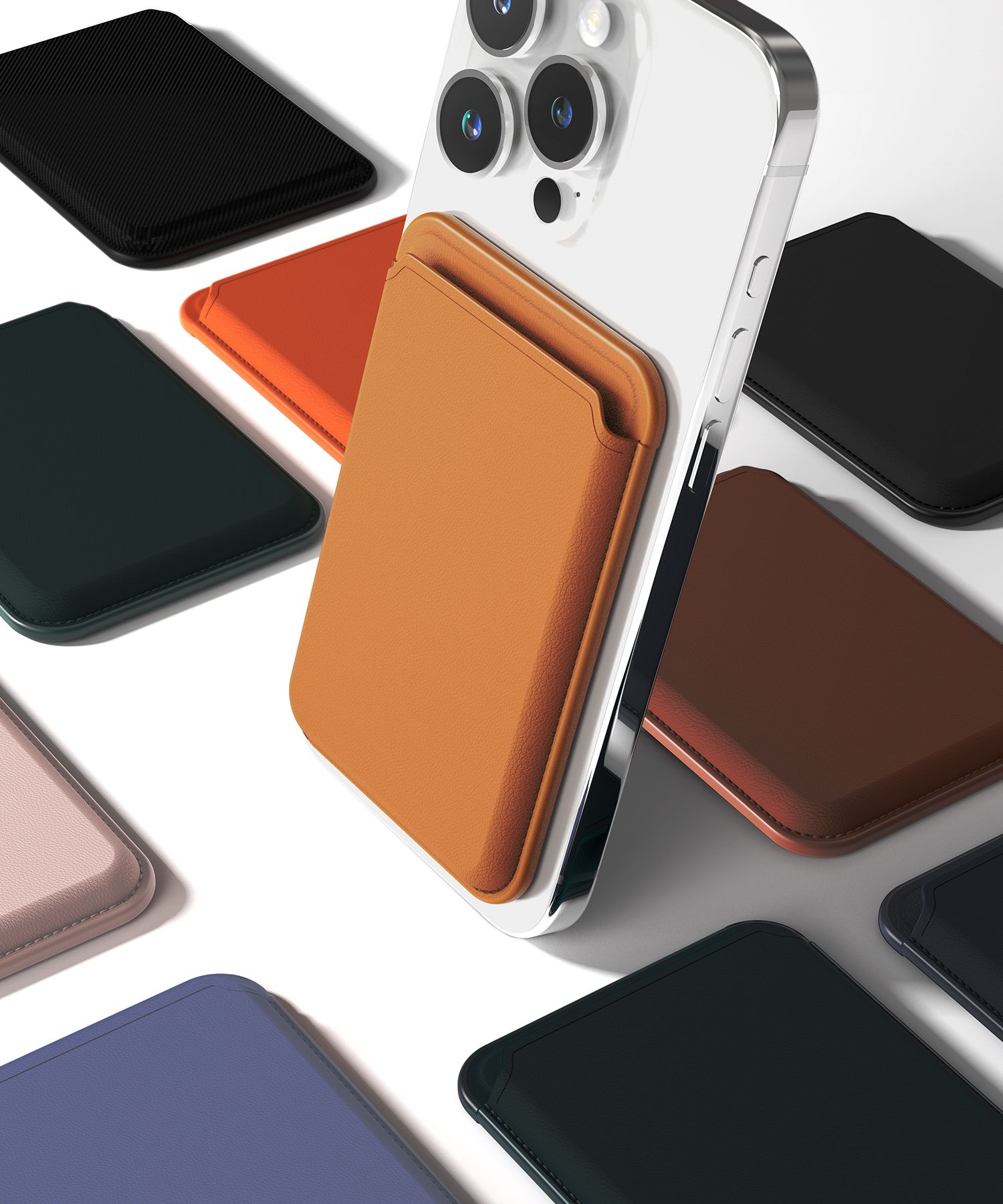 MUSINSA SINJIMORU MagSafe Card Wallet M-Vica Vegan Leather Cell