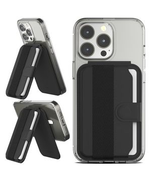 M-풀탭 스탠드 아이폰 갤럭시 전기종 호환 맥세이프 레더 가죽 핸드폰 카드 케이스 거치대