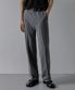 203 SOLID SILHOUETTE WIDE PANTS [MELANGE GRAY]