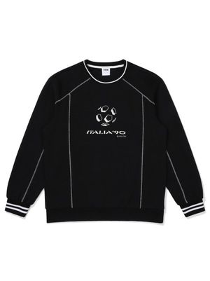 히스토릭 마크 맨투맨 블랙