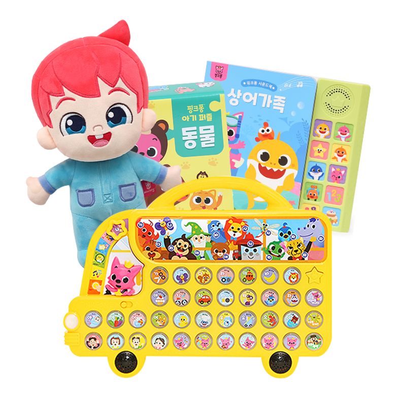 아기퍼즐/사운드북/한글버스 외 아기상어 완구 모음