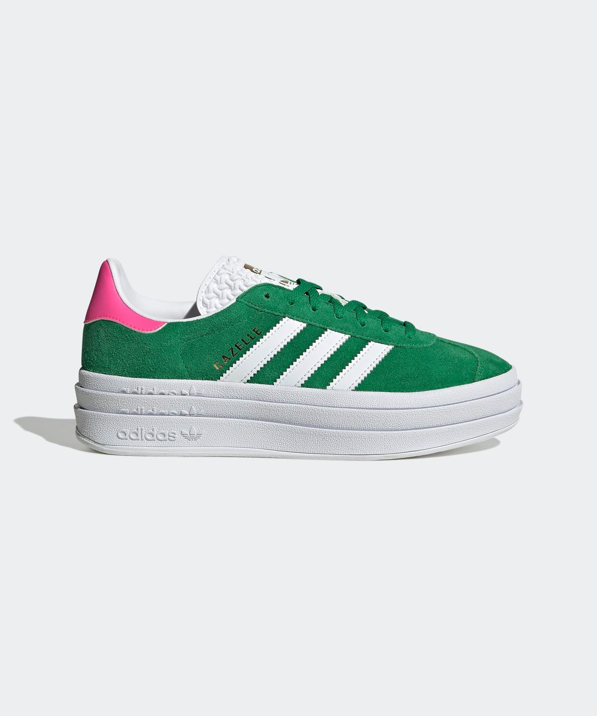 아디다스(ADIDAS) 가젤 볼드- 그린:핑크 / IG3136