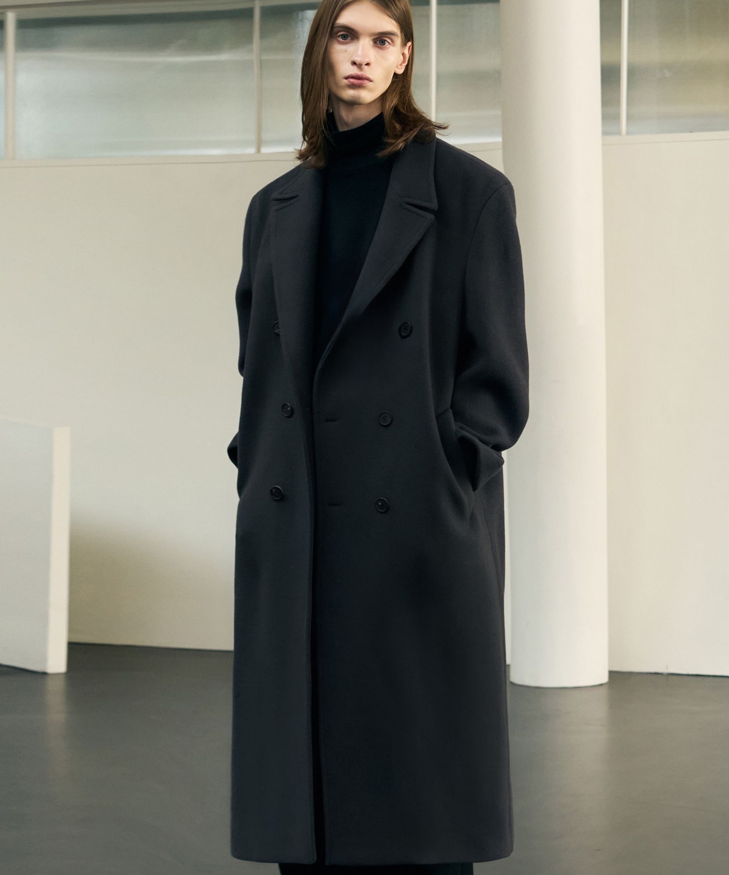 MUSINSA公式 | DRAW FIT プレミアウールダブルチェスターコート