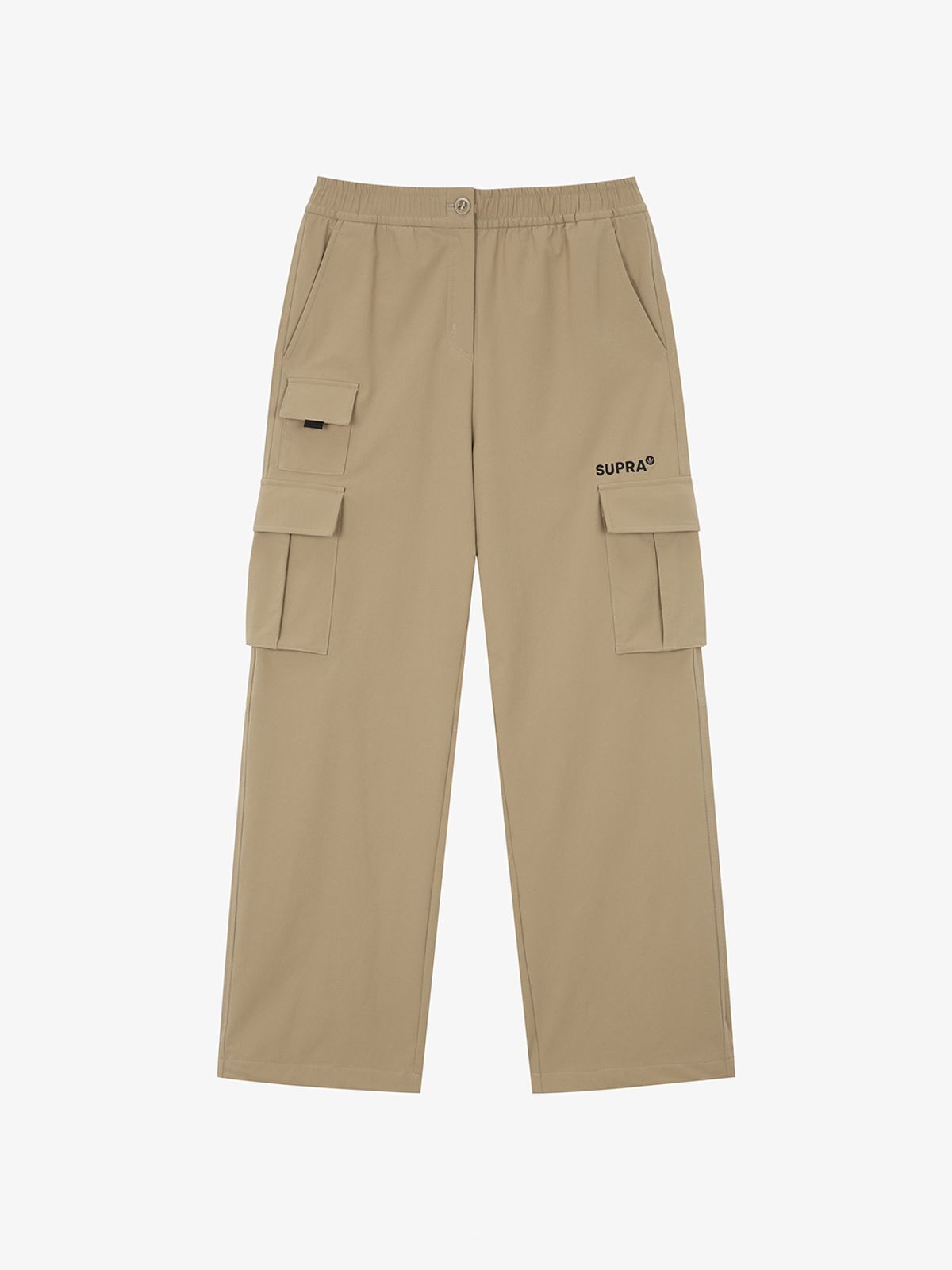 수프라(SUPRA) 아웃도어 여성 우븐 카고 와이드 팬츠(BEIGE)