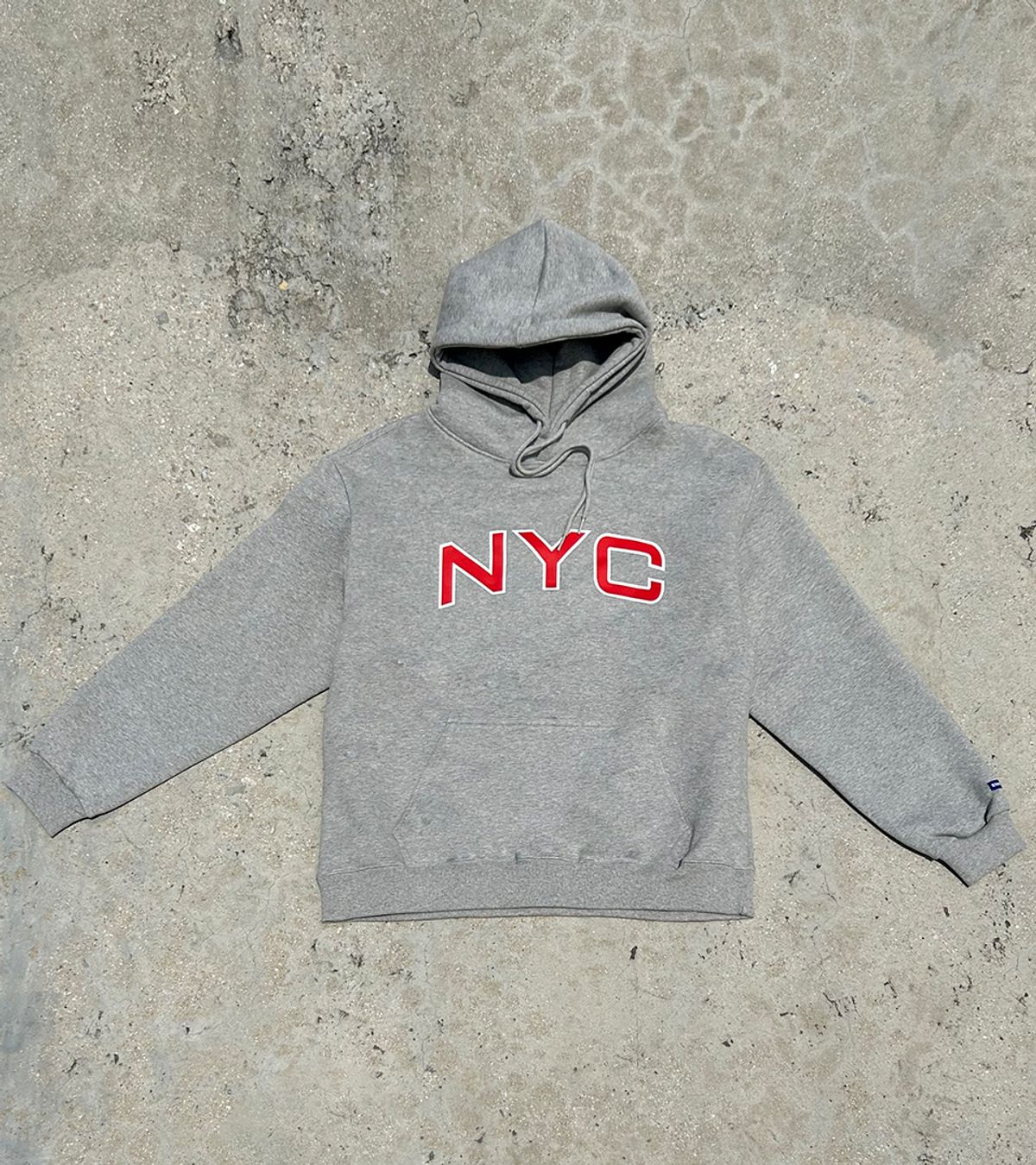 스텝온리(STAFFONLY) NYC HOODIE (MELANGE GREY)