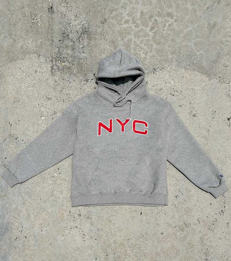 NYC HOODIE (MELANGE GREY)