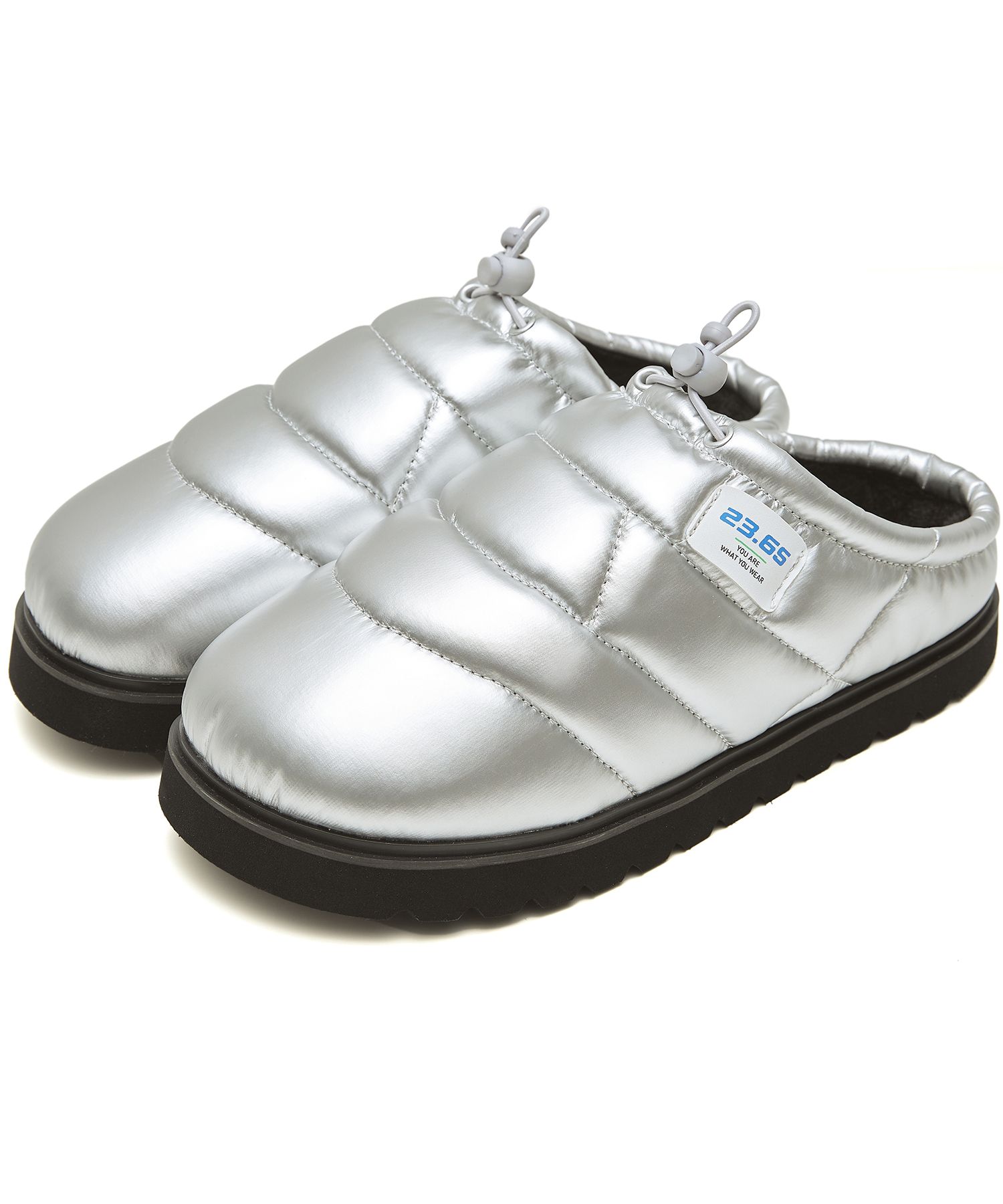 【23.65】25SS★ POLKA SS V2 Slipper MUSINSA | 23.65 Polka 1 padded cold weather slippers gray