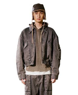 M-ZIPPER JACKET / BLACK