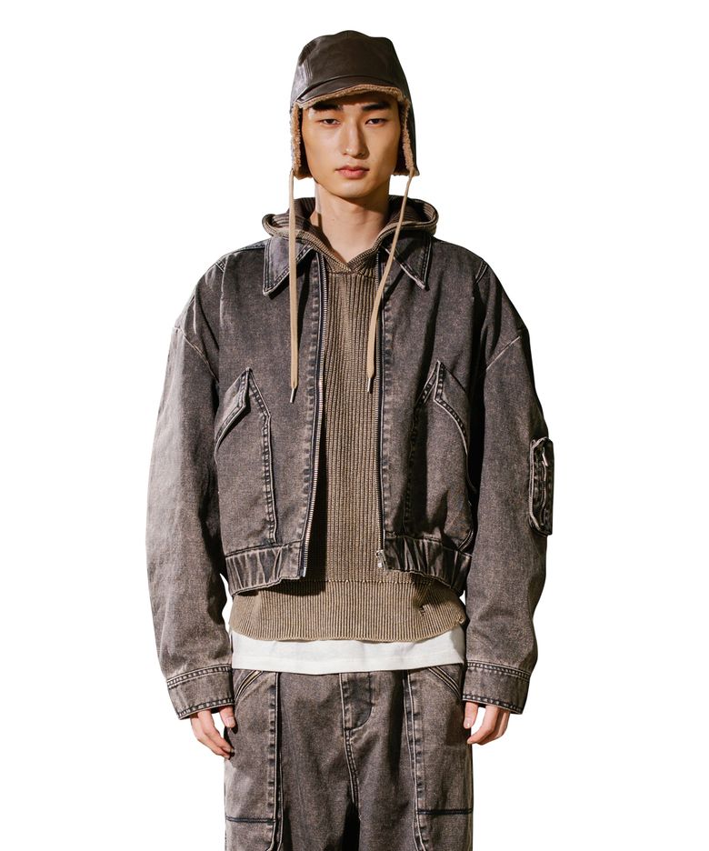 M-ZIPPER JACKET / BLACK