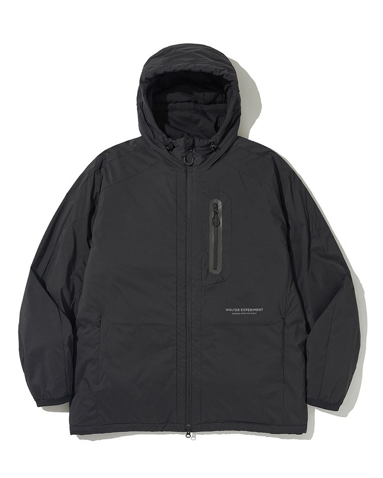 LIGHT PRIMALOFT HOOD JACKET_BLACK_WOL042