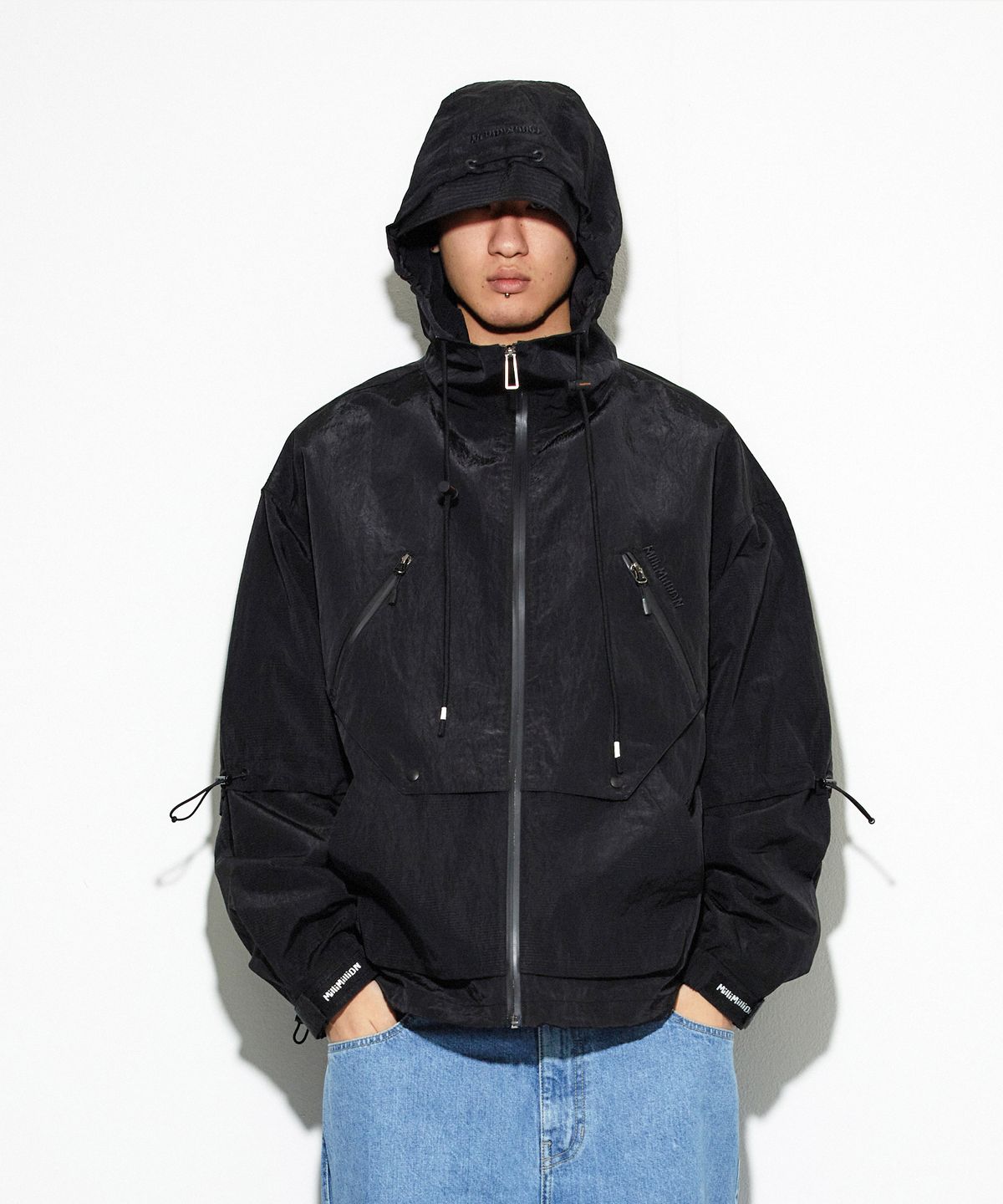 밀리밀리언(MILLIMILLION) MUDSTONE URBAN TECH JACKET J03-BLACK