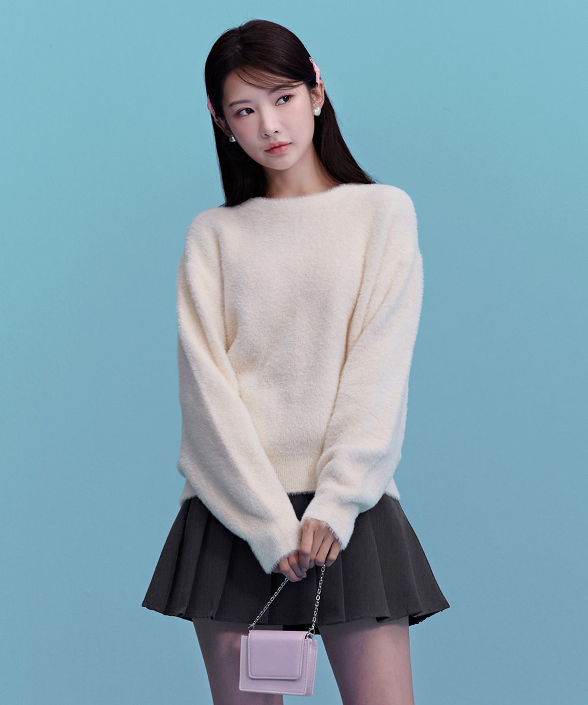 체이스컬트(CHASECULT) 여성 루즈핏 날개사 스웨터-CFRG5272D05