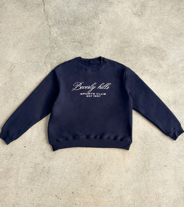 BEVERLY HILLS SWEATSHIRTS (NAVY)