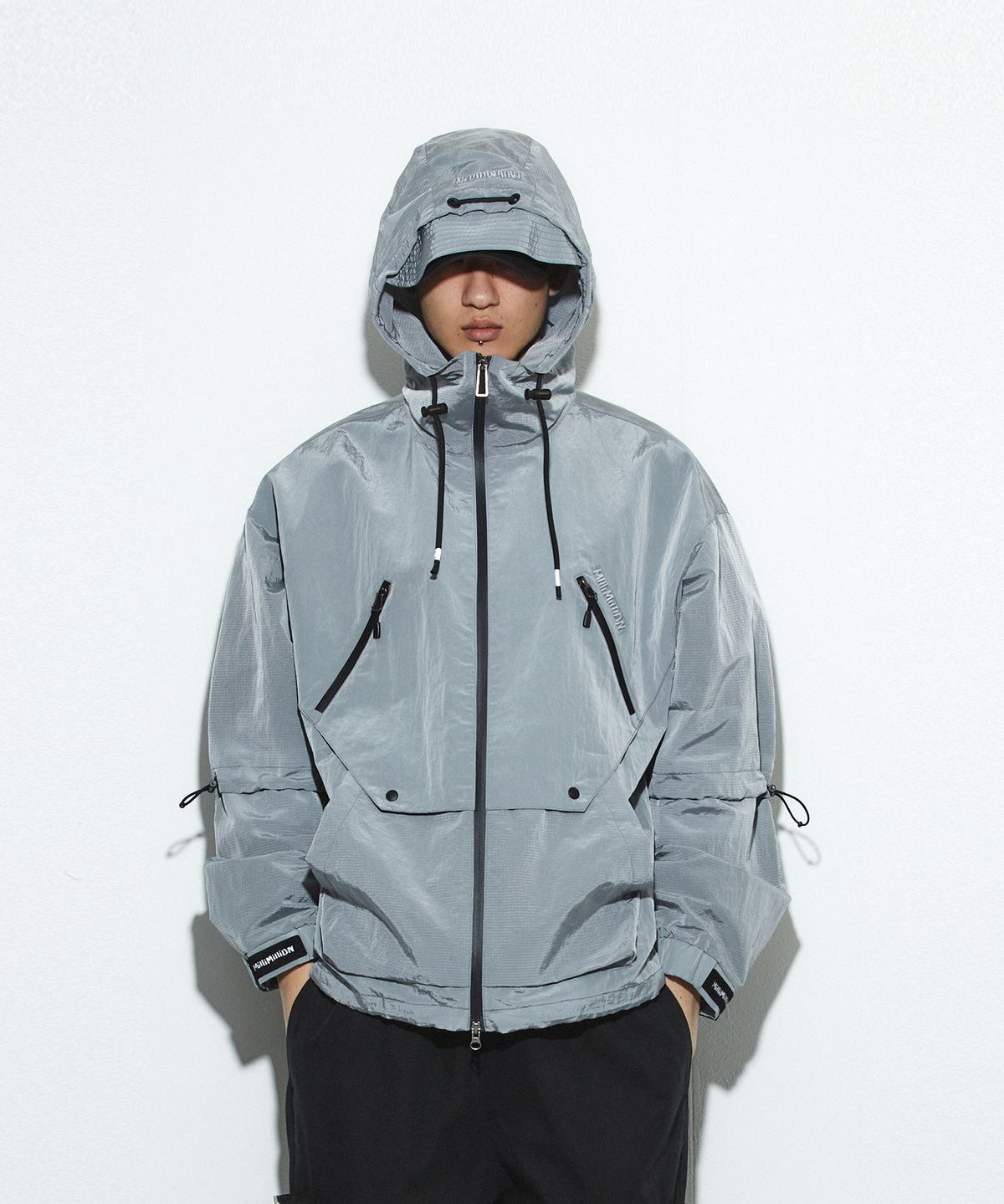 밀리밀리언(MILLIMILLION) MUDSTONE URBAN TECH JACKET J03-GREY