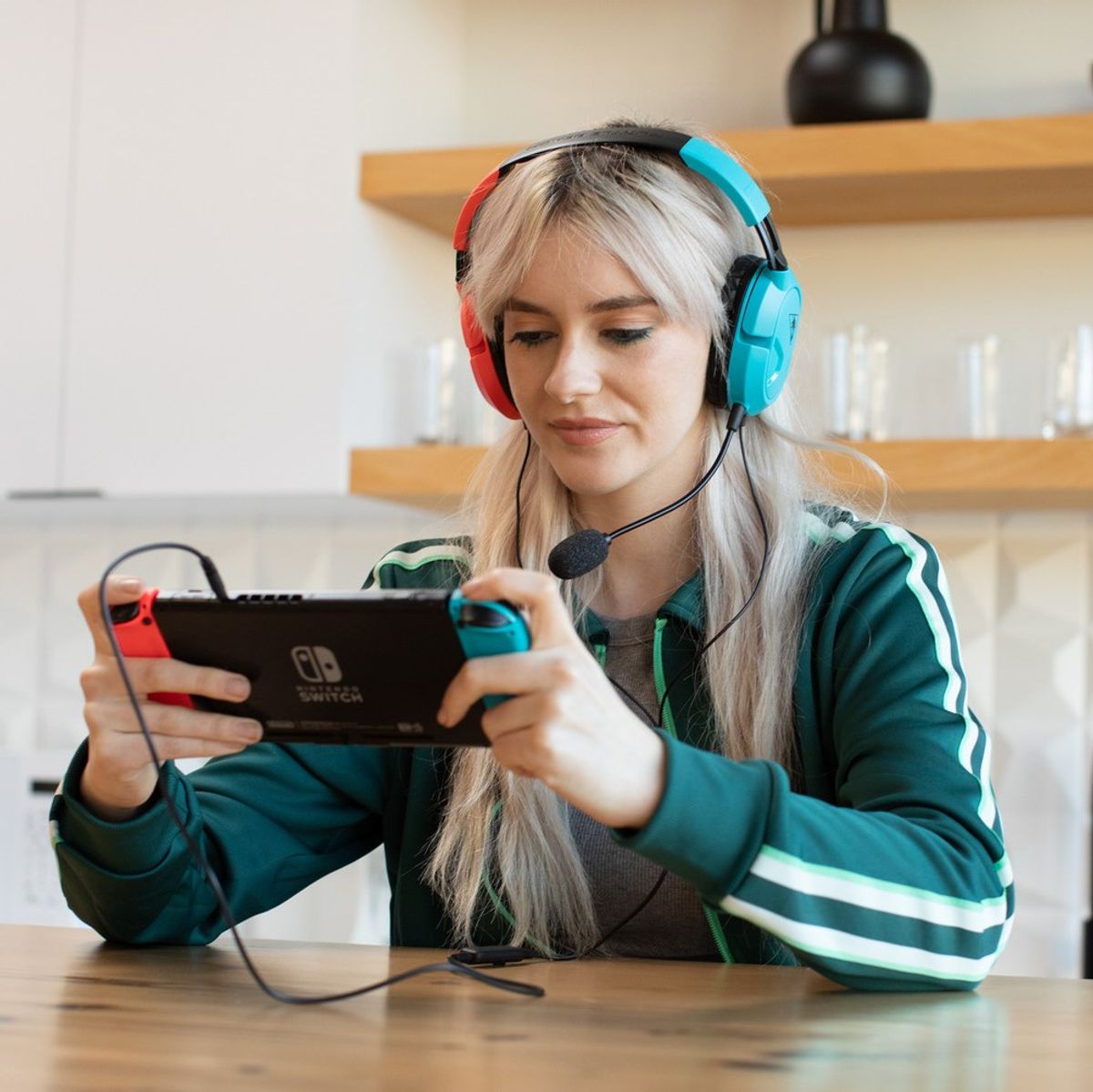 터틀비치(TURTLEBEACH) 리콘 RECON 50 게이밍 헤드셋 (Red/Blue) / 닌텐도스위치 헤드셋