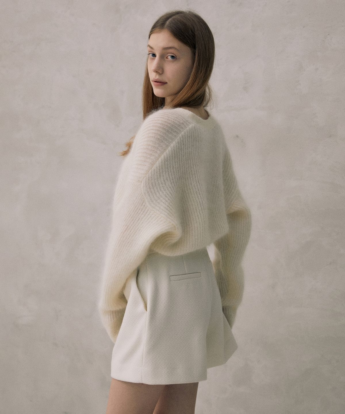 랭5(LANG5) [ANNE] WOOL SHORTS [안느] 울 쇼츠