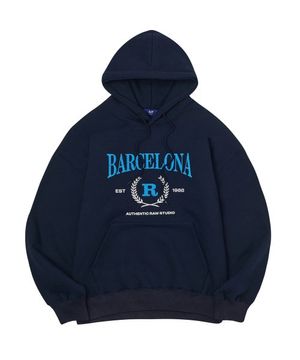바르셀로나 월계수 후드티 (네이비)