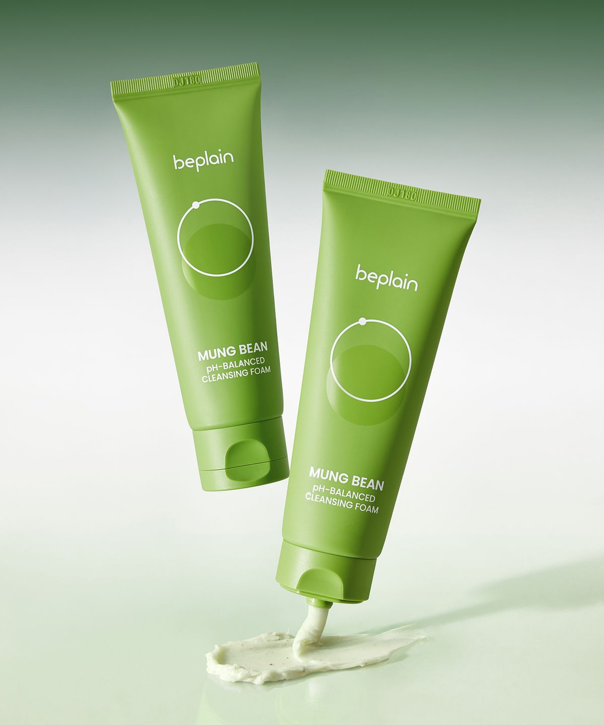 비플레인(BEPLAIN) 녹두 약산성 클렌징폼 80ml 2개