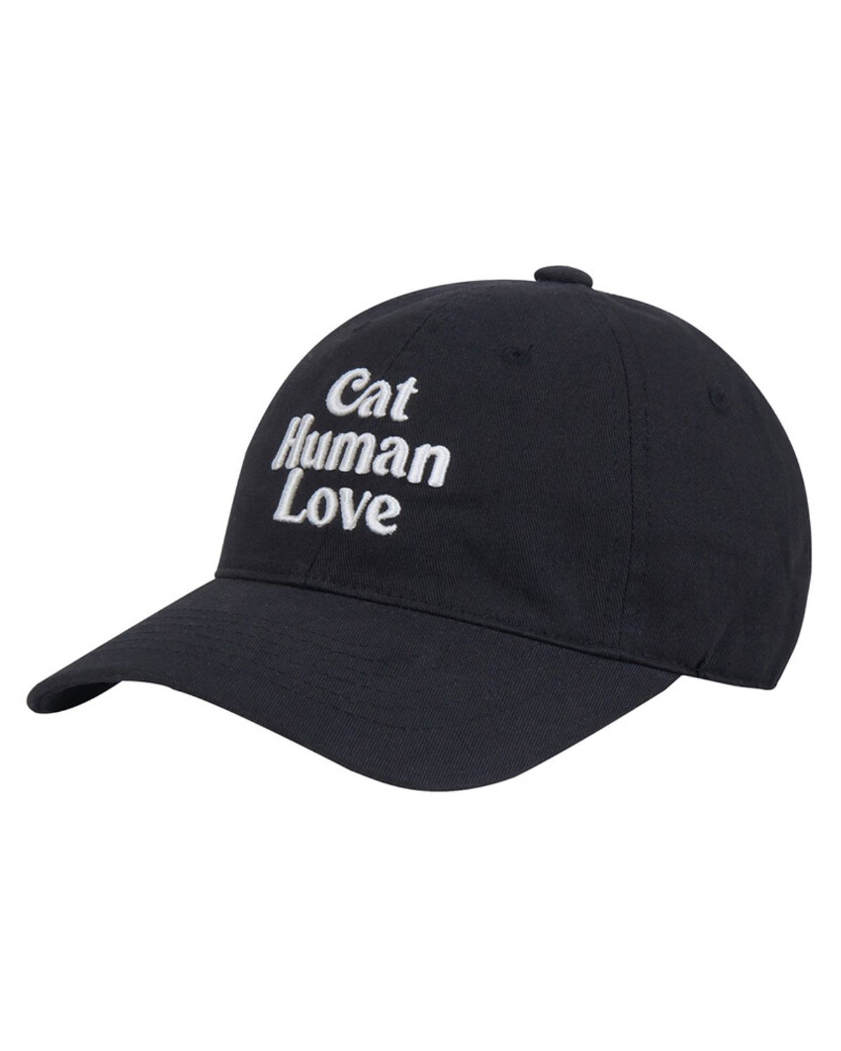 휴먼앤캣(HUMAN N CAT) 캣휴먼러브 코튼 볼캡 [블랙]