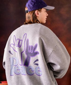 피스 맨투맨 그레이 JYMT3521