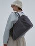 Lip Large Boston Bag_Charcoal