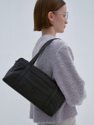 Lip Small Boston Bag_Black