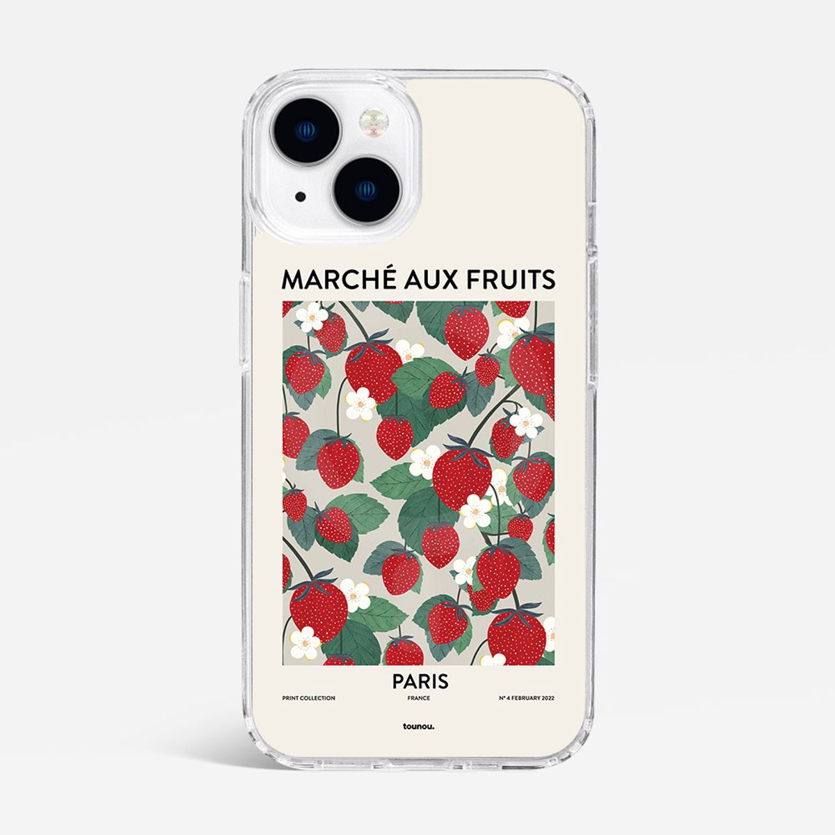 뚜누(TOUNOU) 애나 마르티네즈 작가, 파리 과일 시장  París Fruit Market 맥세이프 케이스