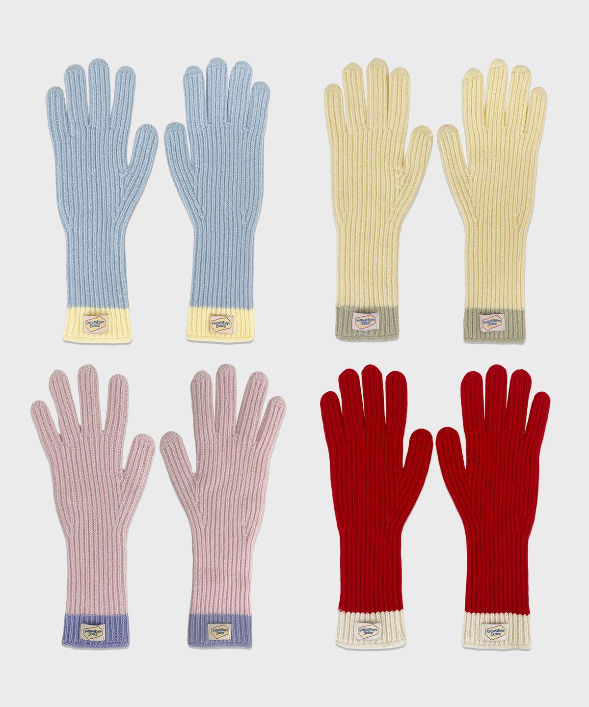 썸웨어버터(SOMEWHEREBUTTER) Butter Cashmere Gloves - 4color