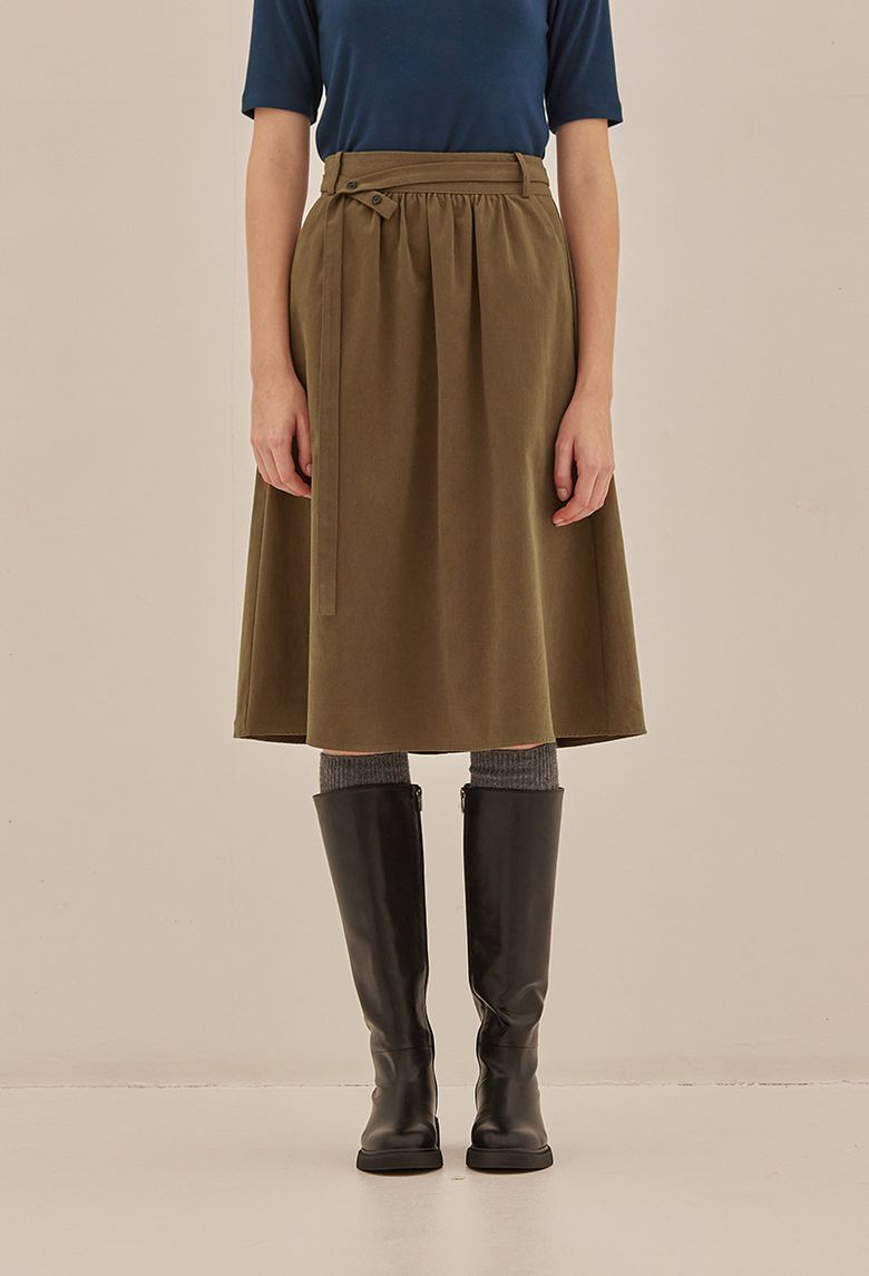 YUTA SHIRRING SKIRT (2colors)