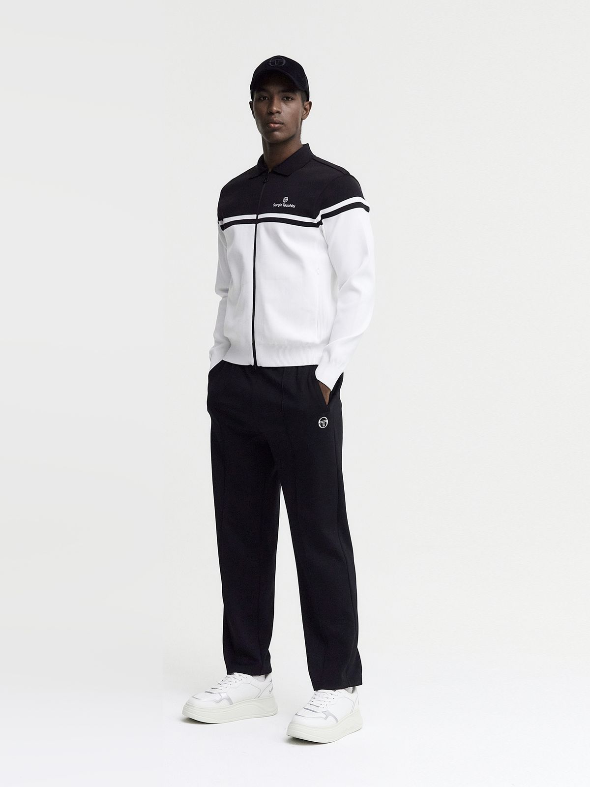 세르지오 타키니(SERGIO TACCHINI) M 고트 베러니트 가디건 (Black)