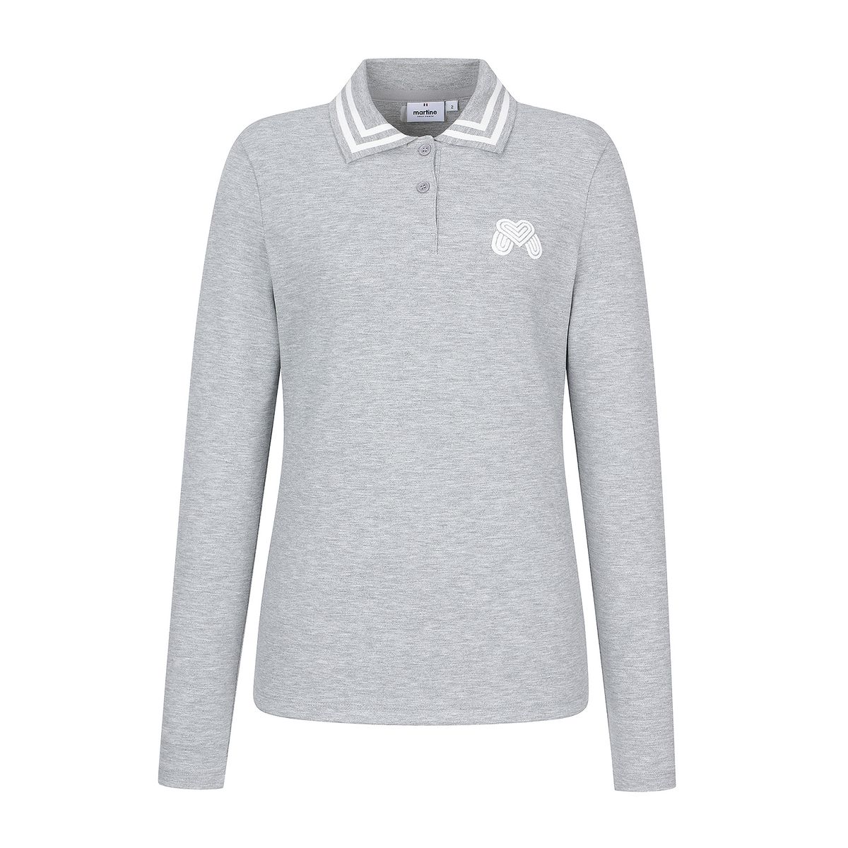 마틴골프(MARTINE GOLF) Collar Point Polo Shirts_M/Grey