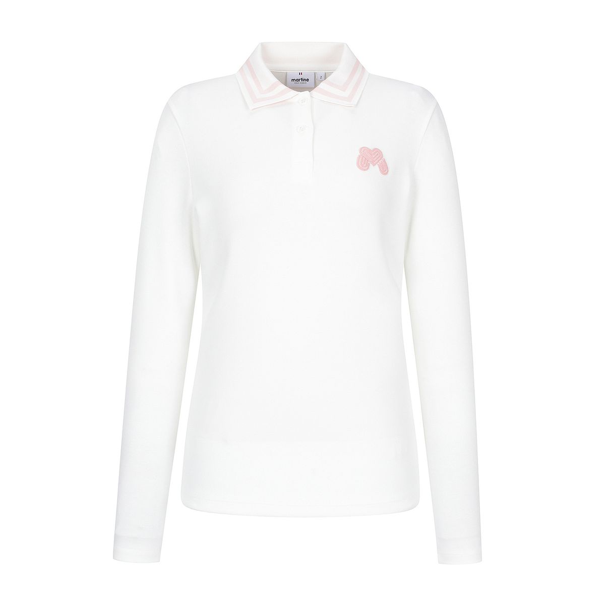 마틴골프(MARTINE GOLF) Collar Point Polo Shirts_O/White