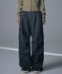 W Parachute Nylon Cargo Pants - Charcoal